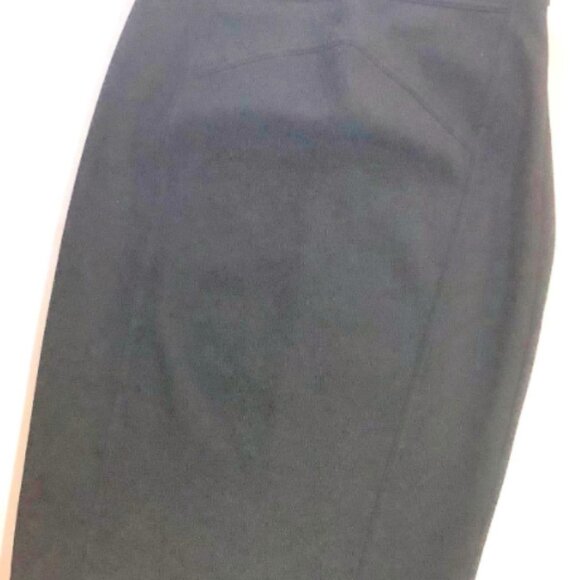 Helmut Lang Black Pencil Straight Skirt Office Party Luxury Designer Stretch XS